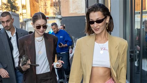 Bella and Gigi Hadid Have a Major Twinning Moment .